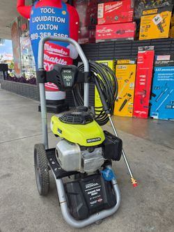 RYOBI GAS 3100 PSI PRESSURE WASHER WITH HONDA ENGINE