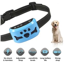 Dog Bark Collar - Stop Dogs Barking Fast! Safe Anti Barking Devices Training Control Collars, Small, Medium and Large Pets Deterrent
