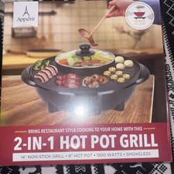 Brand New Hot Pot Grill In Box