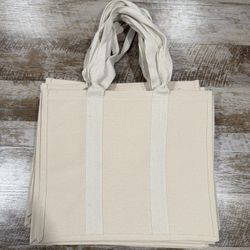 8 NEW Large Canvas Totes