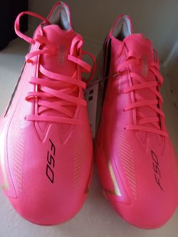 Adidas pro Authentic Soccer Pink Cleats