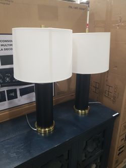 BRIDGEPORT DESIGNS LIAM TABLE LAMP 2 Pk