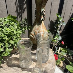 Vases For Flowers!! All 4 For $20 Dlls