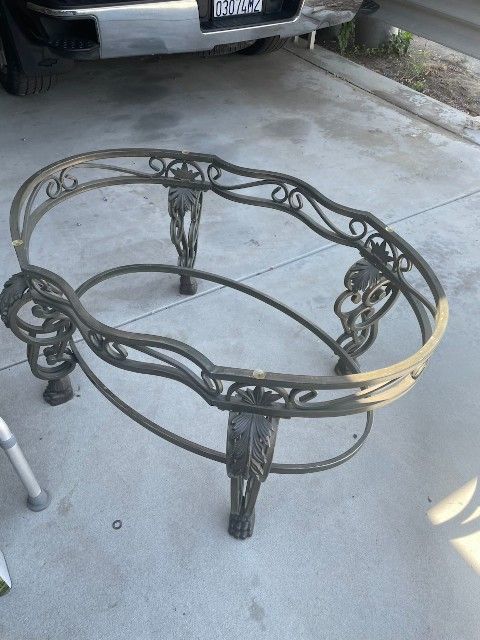 Coffee And Two End Tables With Glass Top