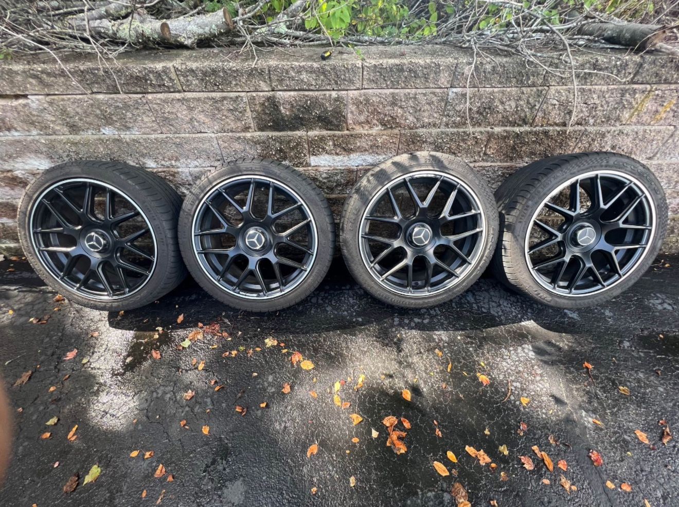 W213 19” Black Satin Wheels 5x112