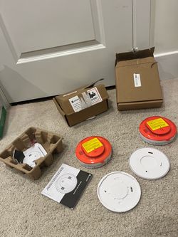 Kidde Smoke Detector, 10-Year Battery Powered, LED Status Lights, 85 dB Alarm, 20SD10, pack of 2