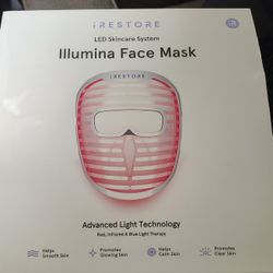 IRestore Illumina Face Mask. (2). Brand New And Never Opened 