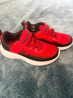 Skechers Kids Sneakers Red and Black