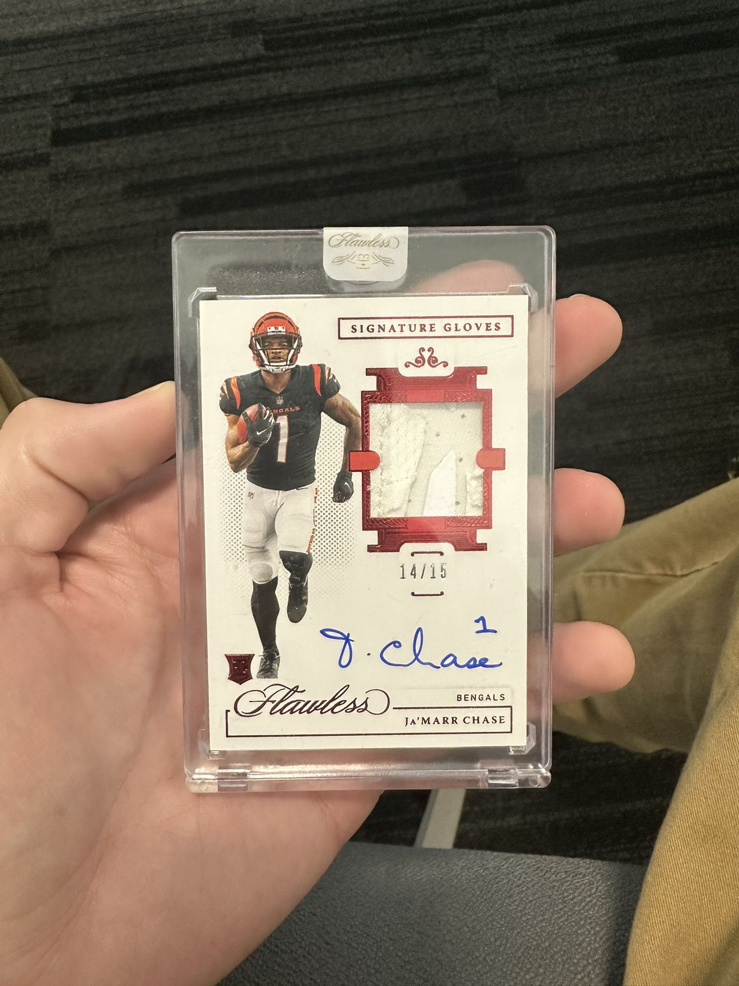 2021 Flawless Bengals Rookie Ja’Marr Chase RPA /15