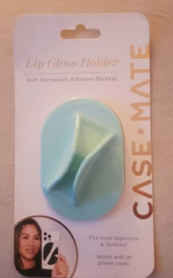Case-Mate Glossy Adhesive Lip Gloss Holder in Mint Green