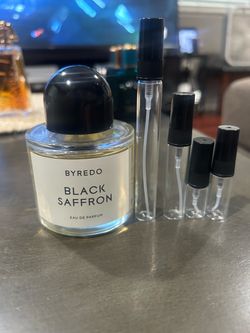 BYREDO BLACK SAFFRON DECANTS