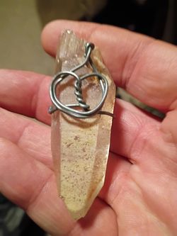 Quartz In stainless Steel Wire Wrap 