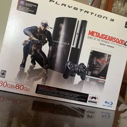 Ps3 80gig Backward Compatible MGS4