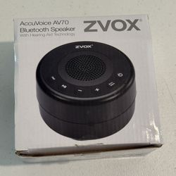 ZBOX AV70 Rechargeable Bluetooth Speaker With AccuVoice Clarifying Technology 