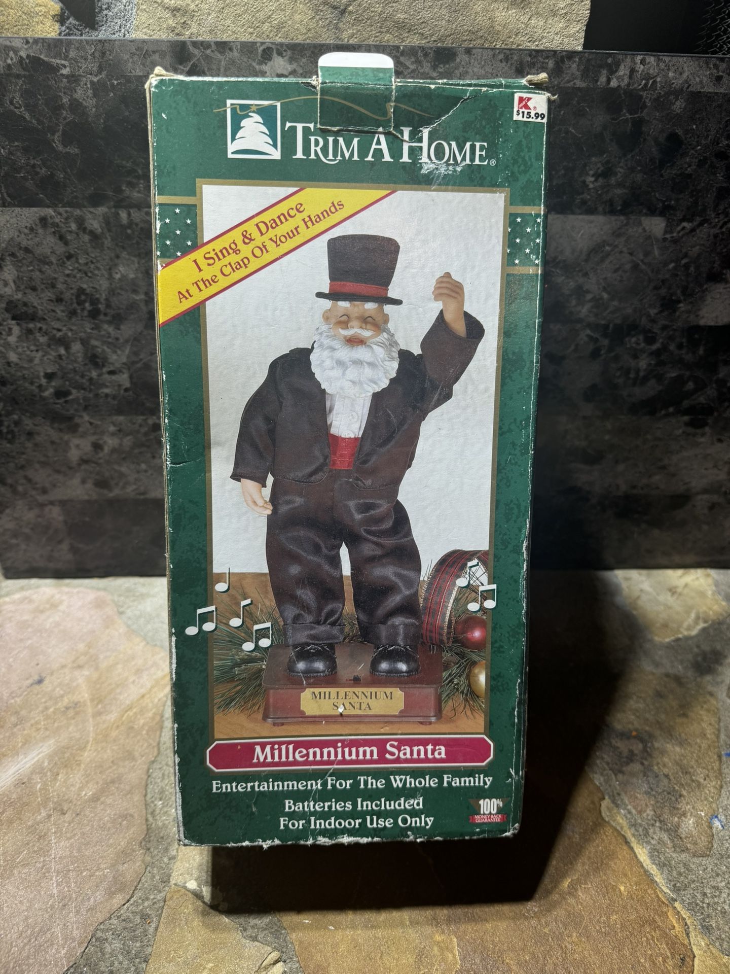 Millennium Santa I Sing And Dance At The Clap Of Your Hands Trim A Home Posable
