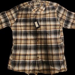 Haupt Men's Long Sleeve Multicolor Geometric Print Button-Up  Shirt (Size XL)