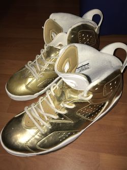 Air Jordan 6 Pinnacle Metallic Gold Size 11