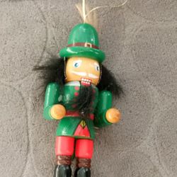 Nutcracker Vintage Wooden Ornament Decor 