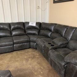 New Tambo Pewter Reclining Sectional / couch /Living room set