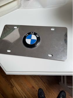 License plate for front of BMW