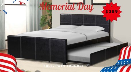 FULL/ TWIN TRUNDLE BED FRAME
