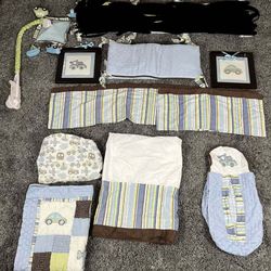 Baby Bedding Kids Line Mosaic Transport Crib Bedding and Nursery Accessory Set