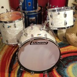 Drum Set Vintage Ludwig 3pc Maple