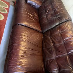 Comfortable Brown Recliner Sofa 