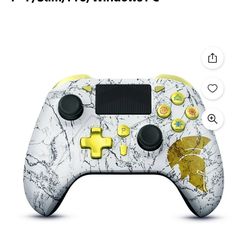 Gamrombo wireless Bluetooth game controller designed for PlayStation 4, also compatible with PC.