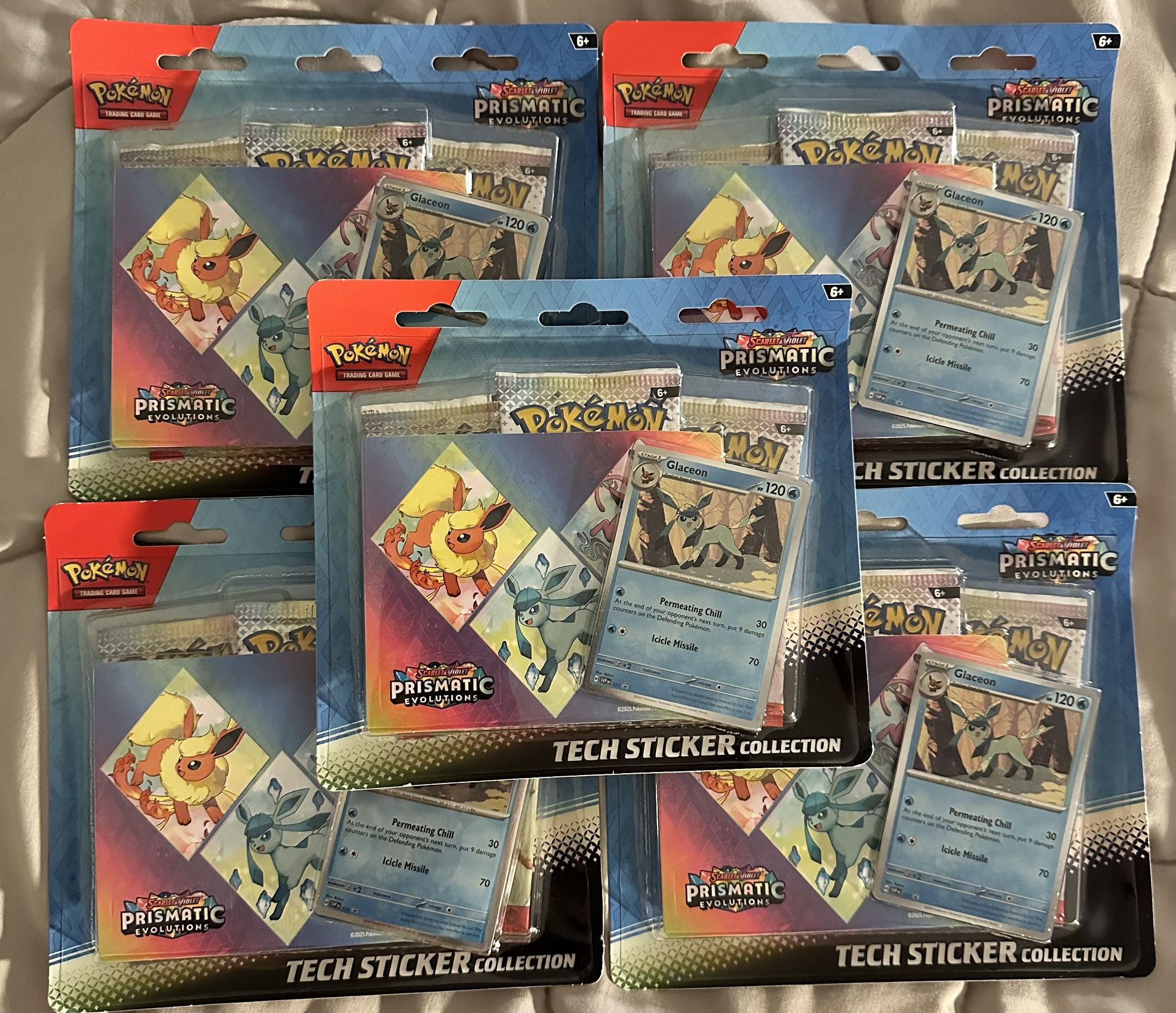 Prismatic Evolutions Tech Sticker Collection