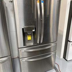 Stainless Steel 30 Cu. Ft. Smart WiFi Enabled Refrigerator With Craft Ice Maker