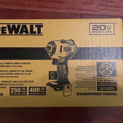 DEWALT 20-volt Max Variable Brushless 3/8 inch square Drive Cordless Impact Wrench (Bare Tool)