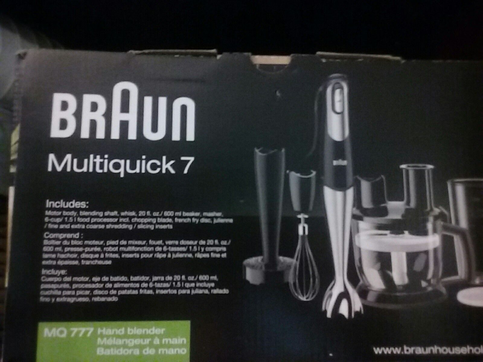 Braun stick blender and more