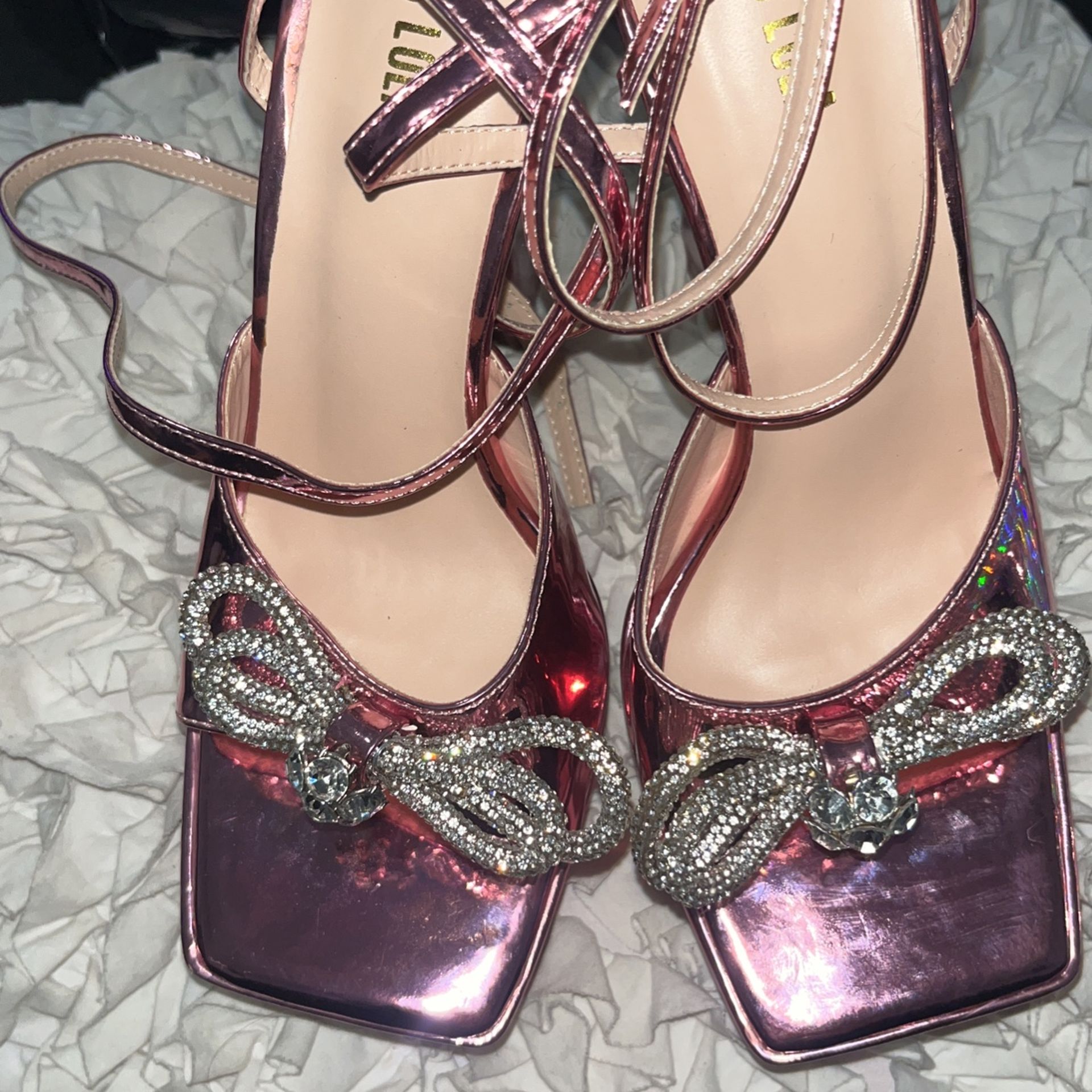 8.5 Pink Heels New