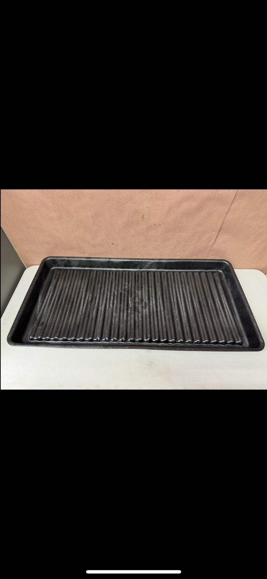 Eagle 1677BLK Containment Utility/Lab Tray, 36" Length x 18" Width x 2" Height, Black