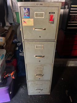 4-Drawer Metal Filing Cabinet
