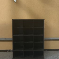 Dark Brown 15 Cubby Organizer with Removable Inserts
