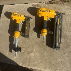 Dewalt Air Finish Nailer Guns And Air Compressor 