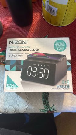Nizoni Wireless Dual Alarm Clock