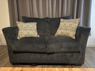 Slate Sofa and Love Seat