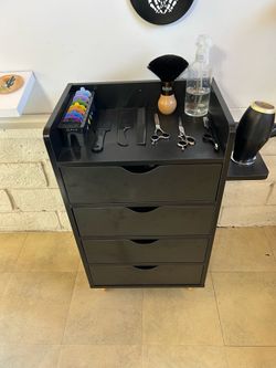 Salon storage cabinet