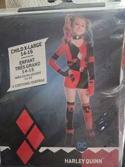 Girl's Harley Quinn Costume