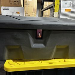 13.5 in. x 15 in. x 32 in. Matte Black Plastic All-Purpose Truck Tool Box Chest