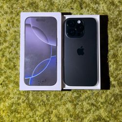 iPhone 16 Pro | 128GB | Black Titanium | Factory Unlocked