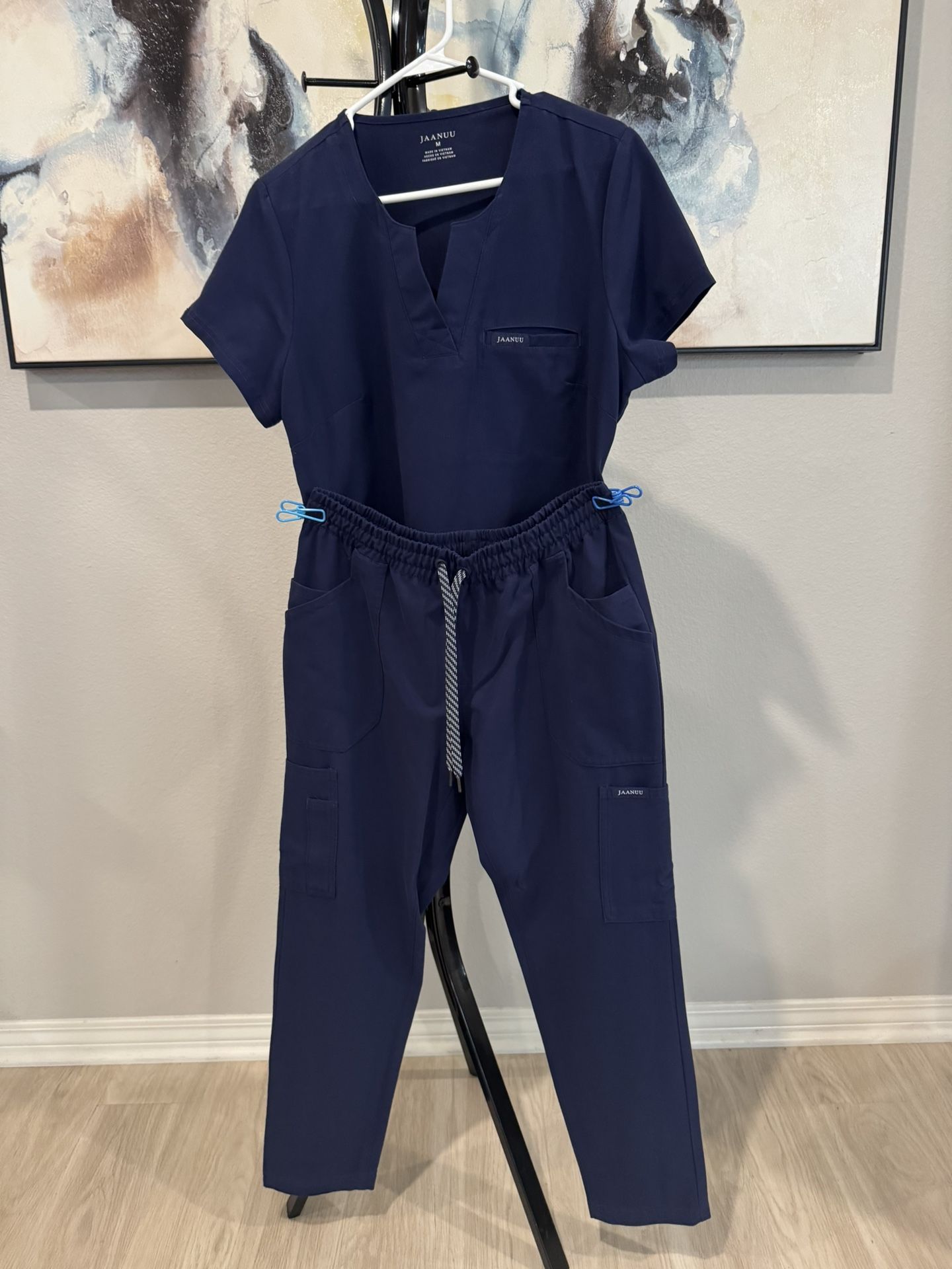 JAANUU scrubs Top & Bottom Set