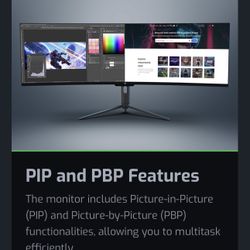 GAMEPOWER Wq49 Gaming Monitor 