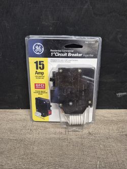 GE 15A Single Pole Dual Function GFCI  Circuit Breaker THQL1115GFP. 
It's Available, See Below.