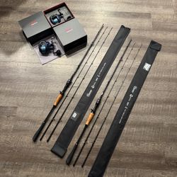 Perfect Pair Of  New Salt Water Fishing Combos. Ready to fish. 