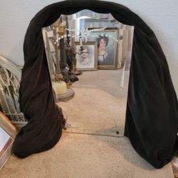 Antique Wall Mirror Etched Vanity Dresser Mirror 