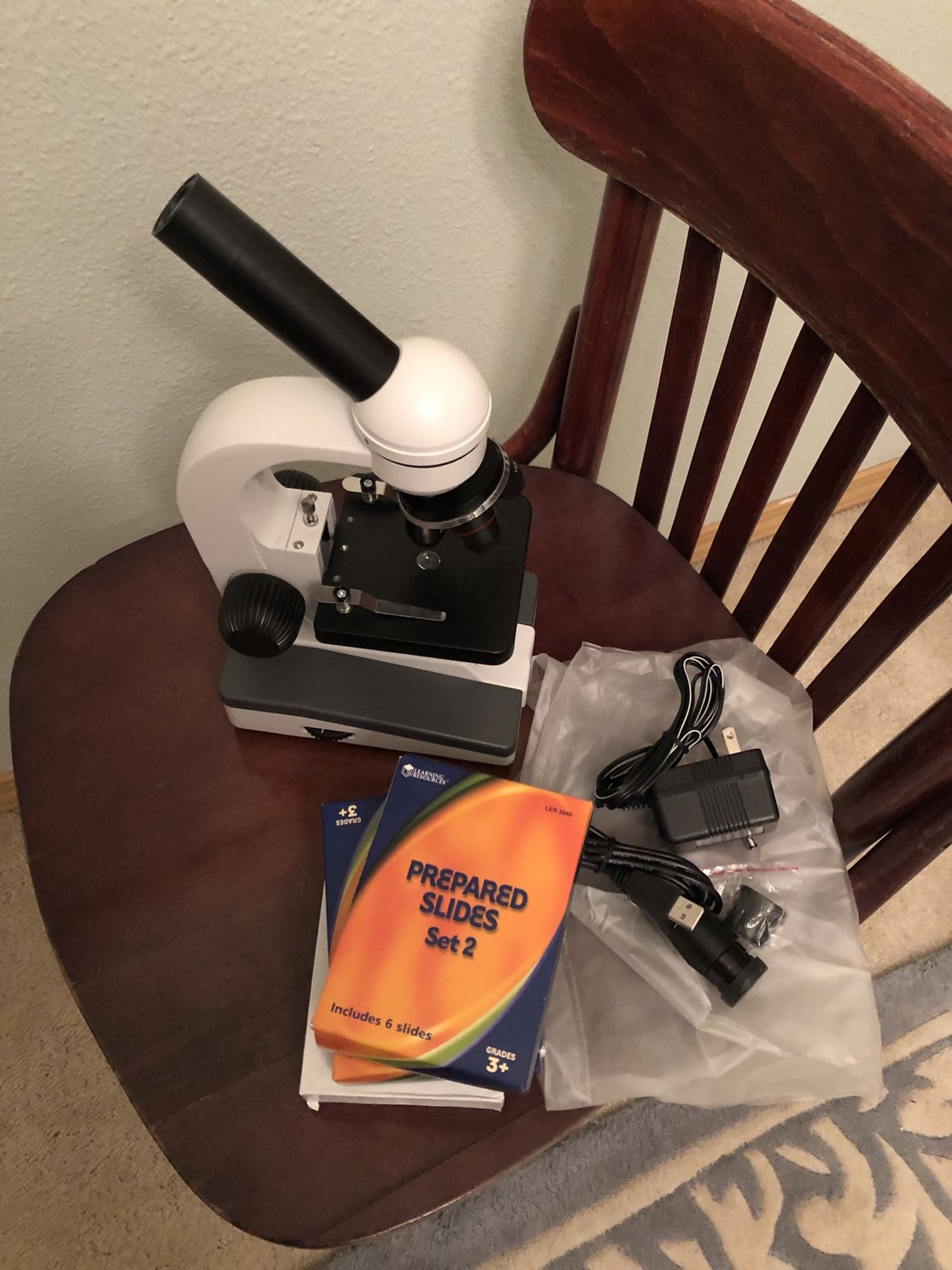 Microscope with Slides